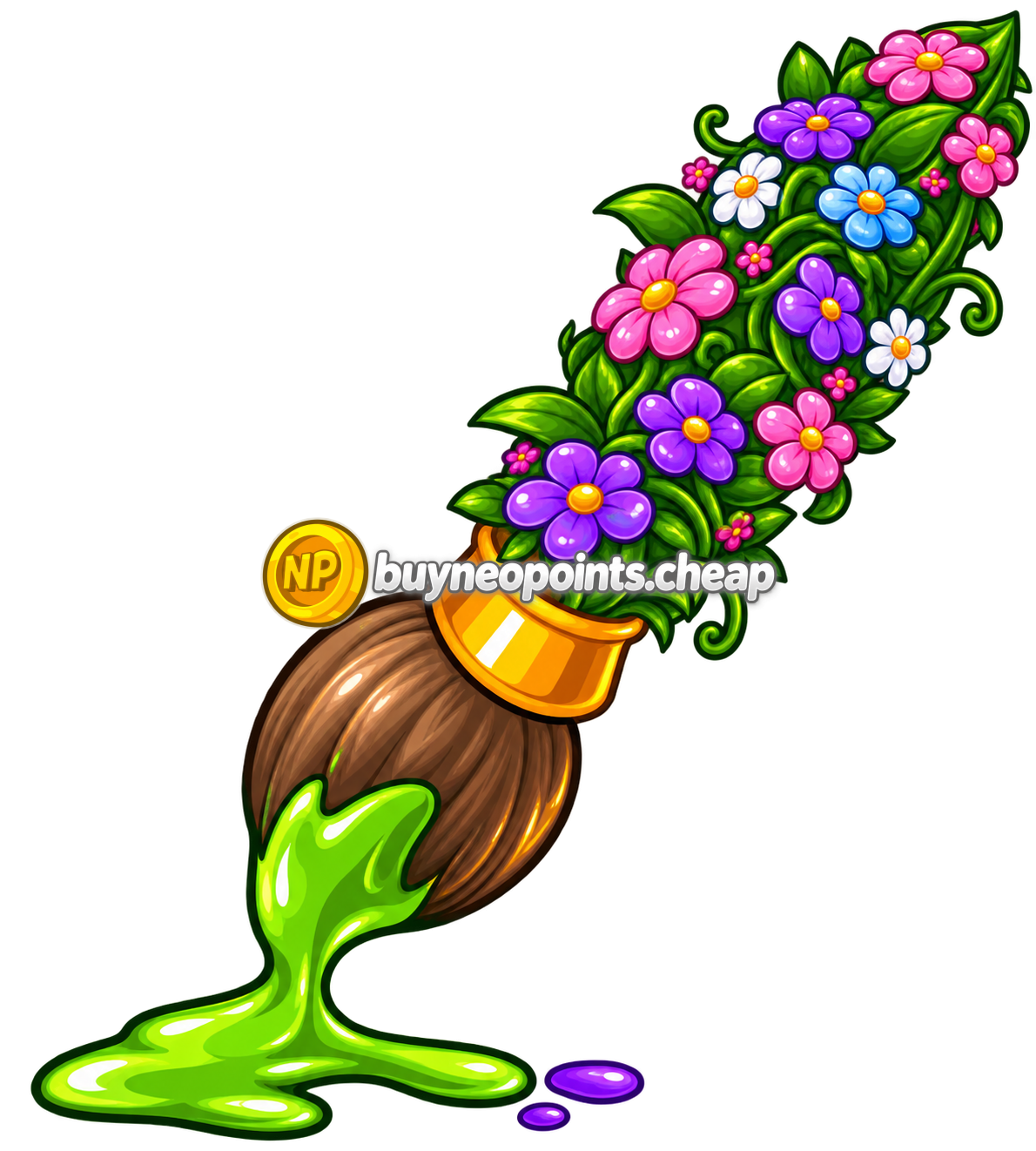 Spring Petpet Paint Brush