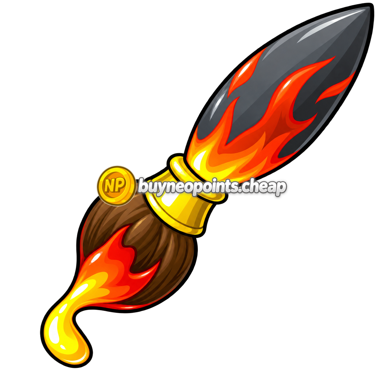 Fire Petpet Paint Brush
