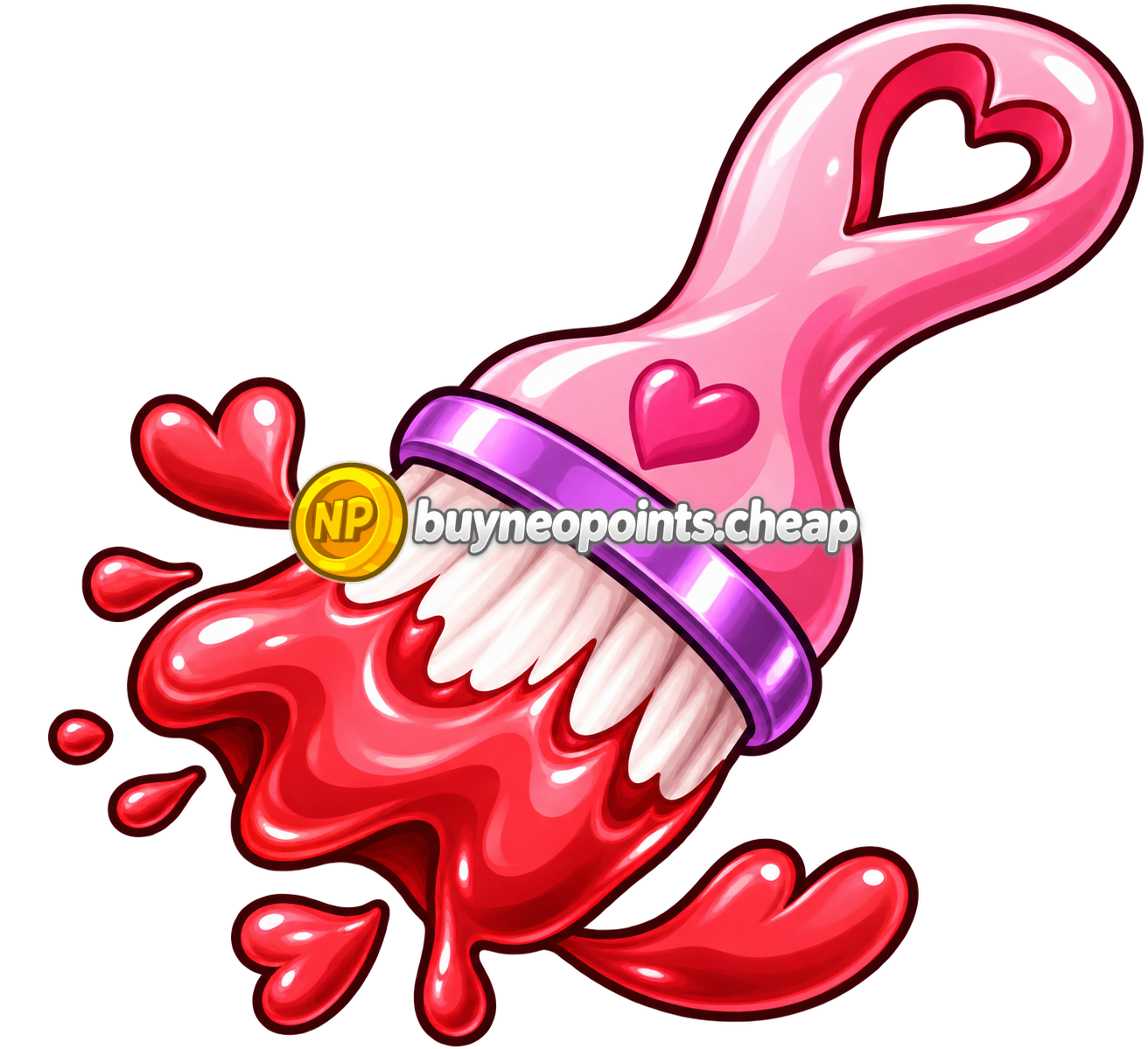 Valentine Paint Brush