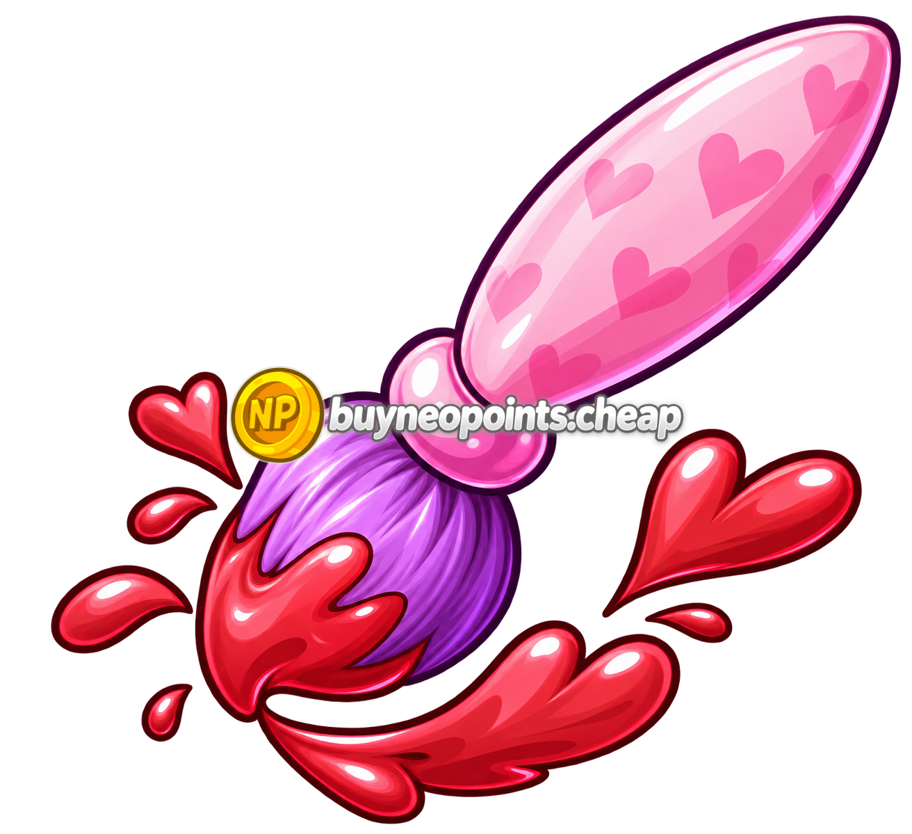 Valentine Petpet Paint Brush