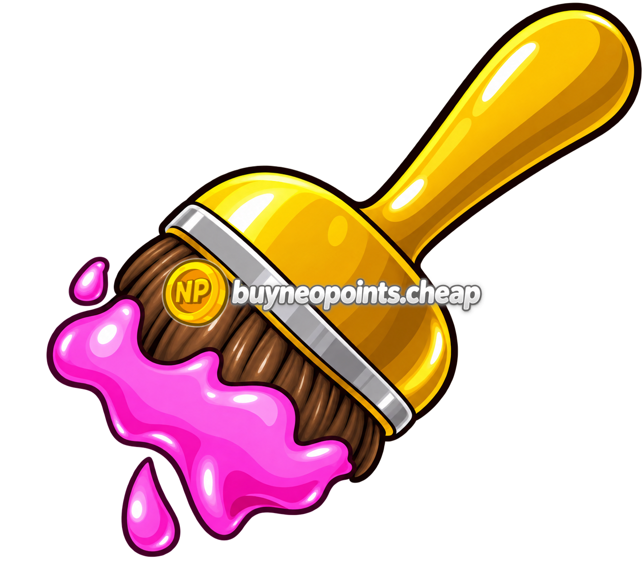 Pink Paint Brush
