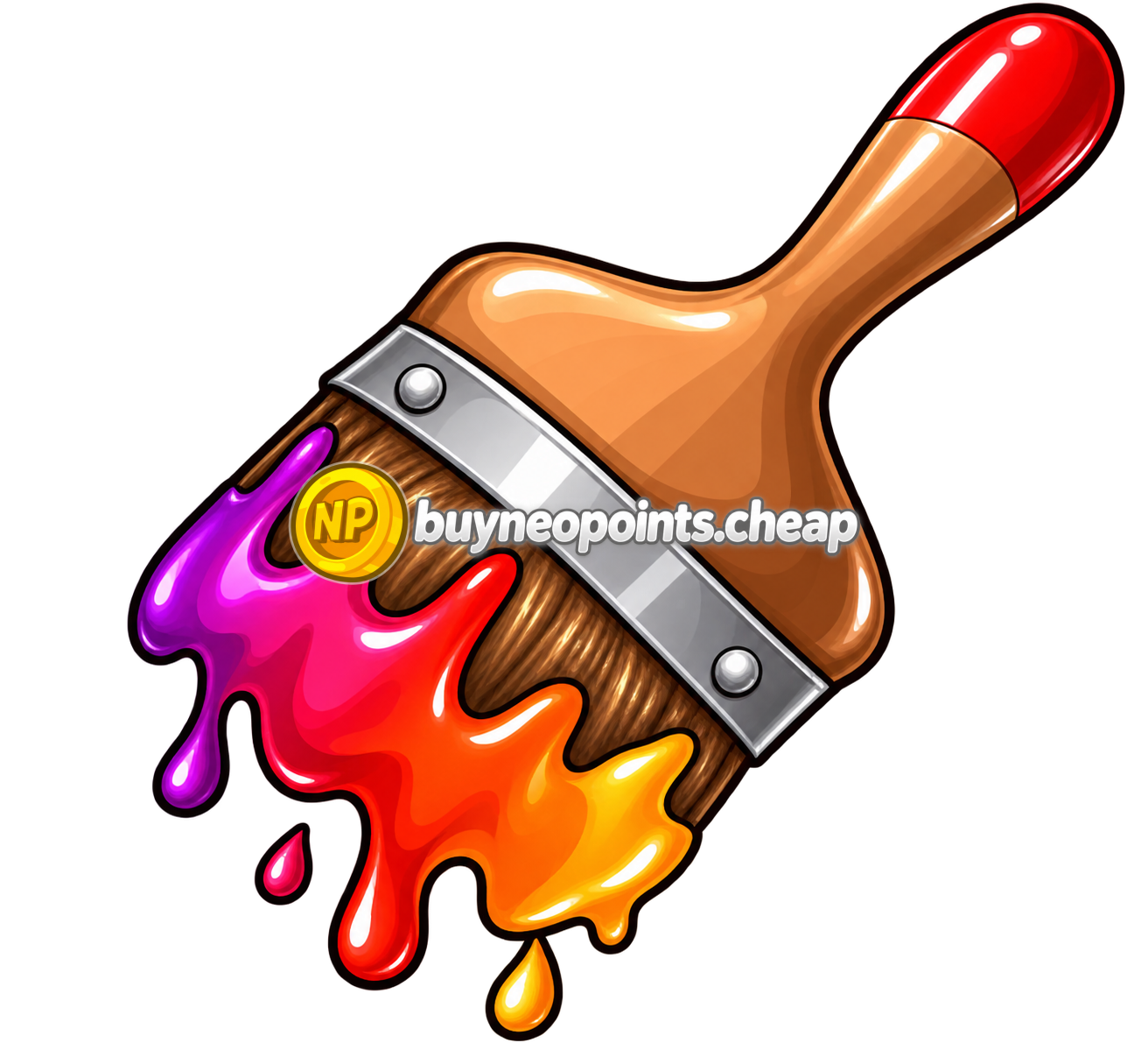 Oil Paint Brush