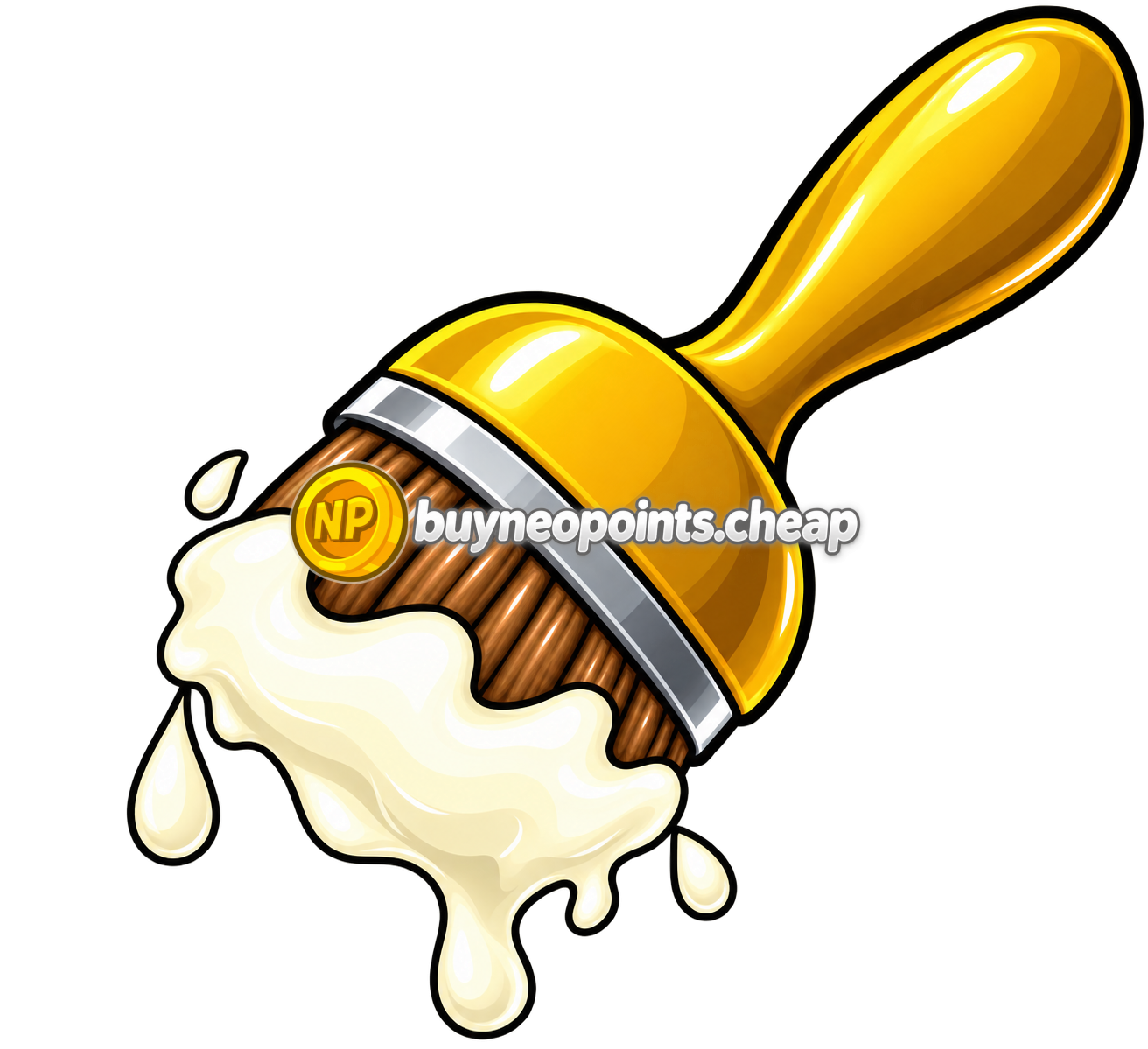 White Paint Brush