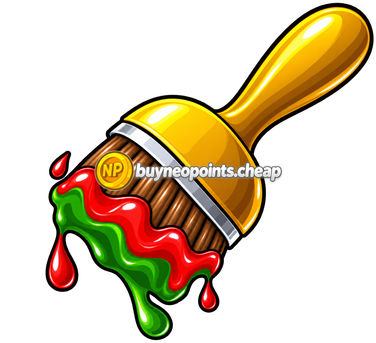Christmas Paint Brush