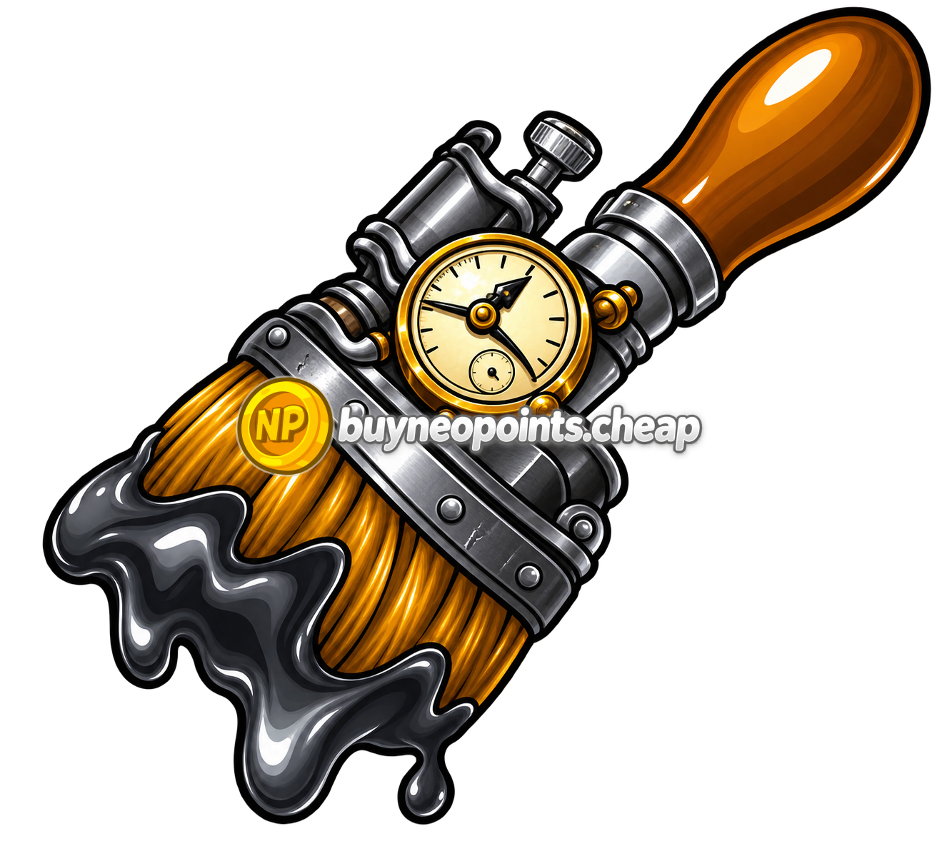 Steampunk Paint Brush