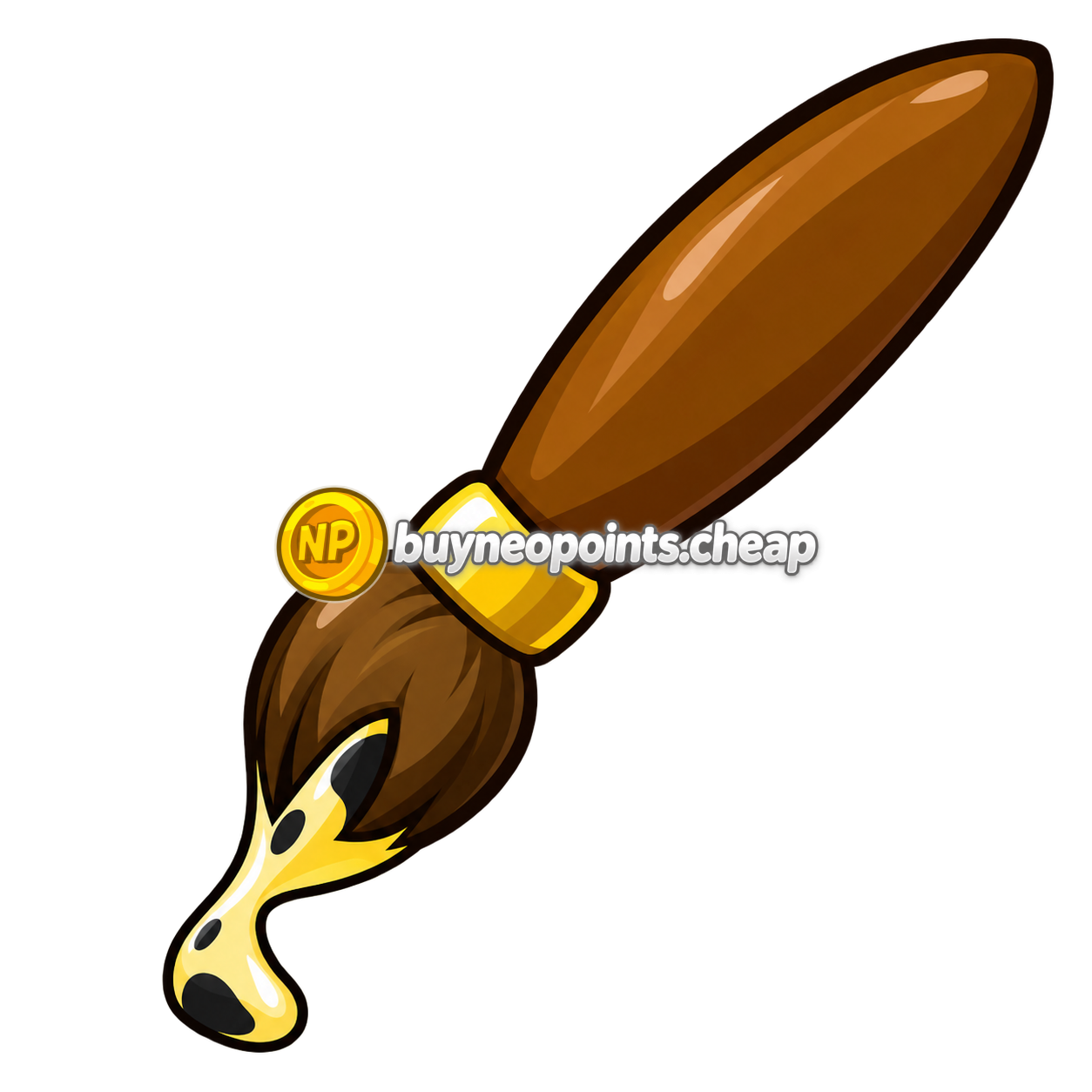 Spotted Petpet Paint Brush