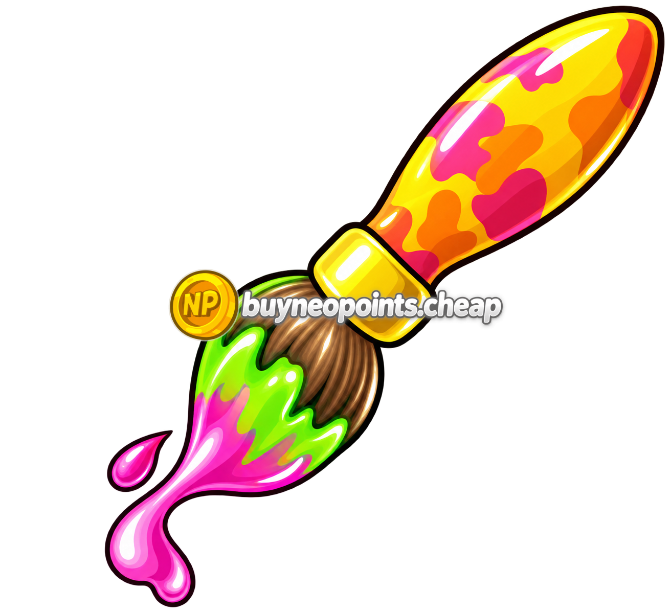 Disco Petpet Paint Brush