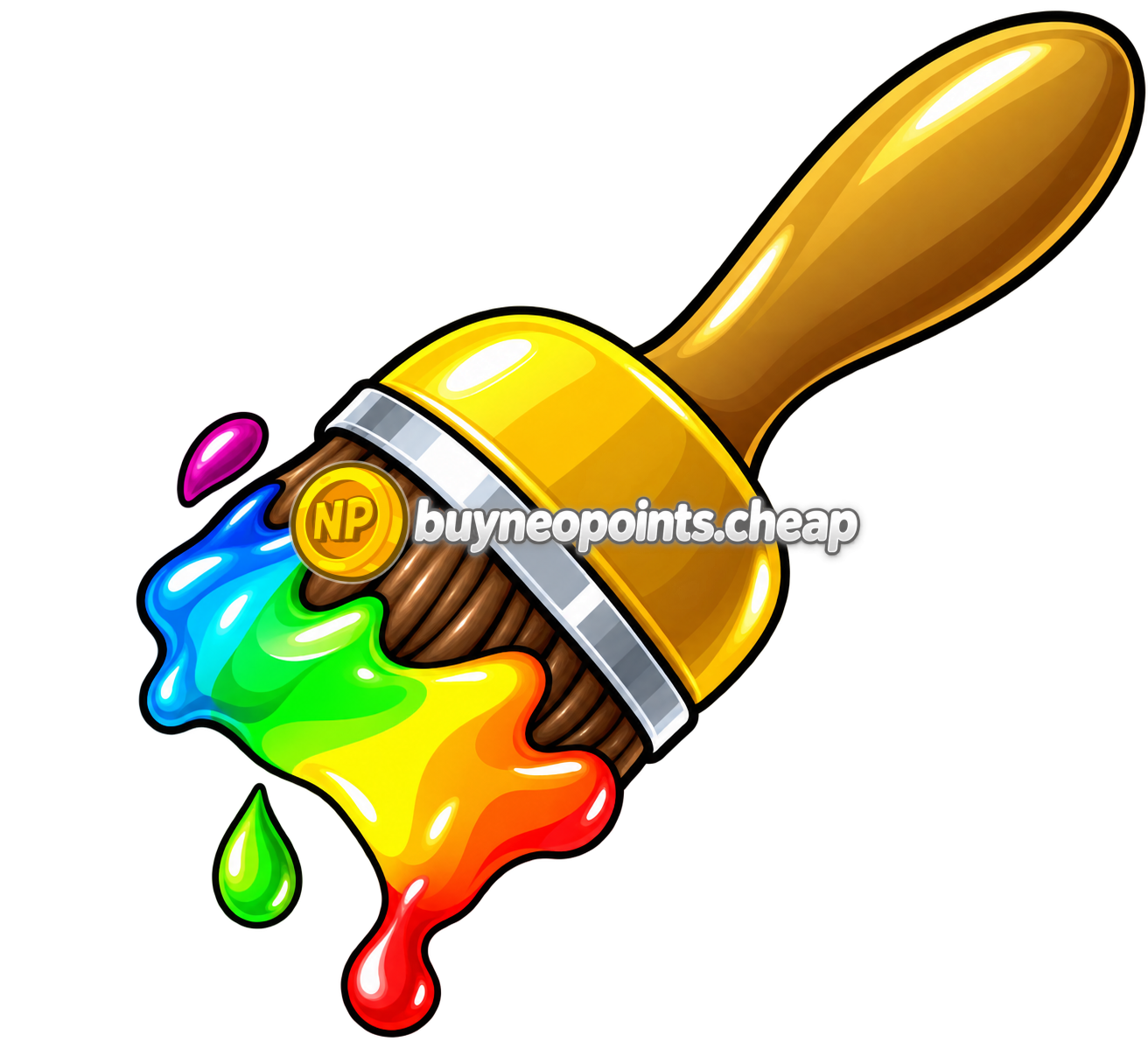Rainbow Paint Brush