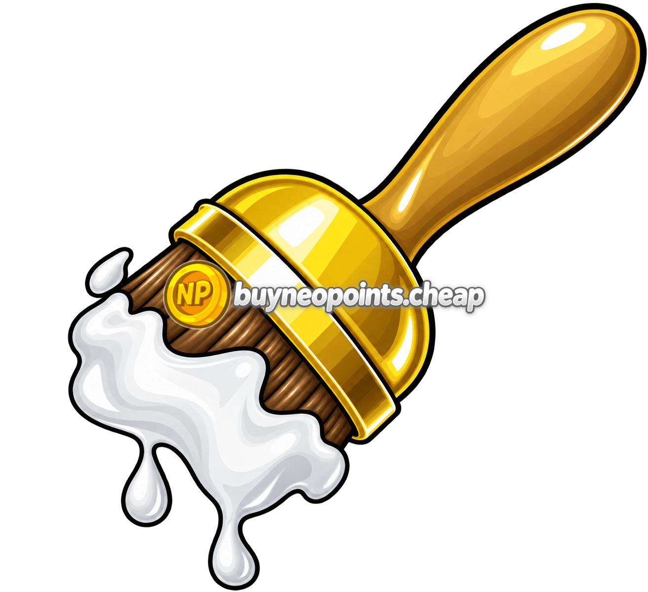 Silver Paint Brush