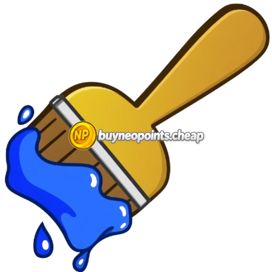 Blue Paint Brush